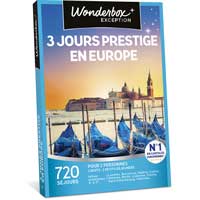 Coffret cadeau séjour en Europe